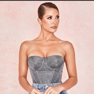 House of CB Donatella Bustier Top